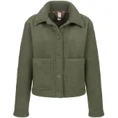 Engel - Women's Damen-Kurzjacke - Wolljacke Gr 46/48 oliv