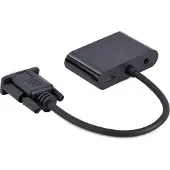 Gembird A-VGA-HDMI-02, 0,15 m, HDMI + VGA (D-Sub), VGA (D-Sub), Weiblich, Männlich, 5 V