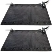 Intex Solarmatte für Pools 2 Stk. PVC 1,2x1,2 m Schwarz 28685