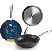 Ibili - Pfanne Quarzo, 24 cm, Aluminium, Anti-Haft-Beschichtung Quantanium, geeignet für Induktion