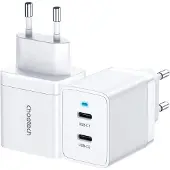Choetech 2 x USB-C PD 40W Ladegerät weiß (Q5006-EU)