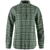 Fjällräven övik Heavy Flannel Shirt W patina green-deep patina (614-679) XXS