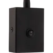 Argon Wandleuchte Raisio, Flexarm, schwarz