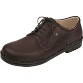 Finn Comfort Milano Herren Halbschuhe braun Glattleder - Größe: UK 5,5