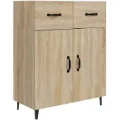 vidaXL Sideboard Sonoma-Eiche 69,5x34x90 cm Holzwerkstoff