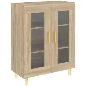 vidaXL Sideboard Sonoma-Eiche 69,5x34x90 cm Holzwerkstoff