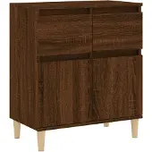 vidaXL Sideboard Braun Eichen-Optik 60x35x70 cm Holzwerkstoff