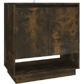 vidaXL Sideboard Räuchereiche 70x41x75 cm Holzwerkstoff