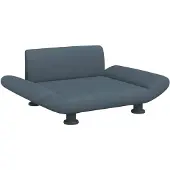 vidaXL Hundebett Dunkelgrau 70x45x28 cm Stoff