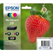 Epson Strawberry Multipack 4-colours 29 Claria Home Ink, Standardertrag, Schwarz, Cyan, Magenta, Gelb, 5,3 ml, 3,2 ml, 1 Stück(e), 175 Seiten