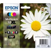 Epson Daisy 18XL Gänseblume Claria Home Multipack 4 Farben Tinte, High (L) Yield, Schwarz, Cyan, Magenta, Gelb, 11,5 ml, 6,6 ml, 1 Stück(e), 470 Seiten