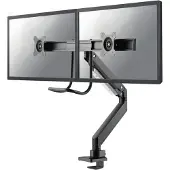 NeoMounts 2-fach-Monitor-Tischhalterung NM-D775DXBLACK, bis 32“, neig-/dreh-/schwenkbar, mit Griff
