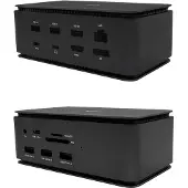 ITEC i-tec Metal USB4 Docking station Dual 4K HDMI DP + Power Delivery 80 W, Kabelgebunden, USB4, 80 W, 3,5 mm, 10,100,1000 Mbit/s, Schwarz
