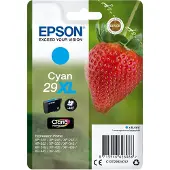 Epson Strawberry Singlepack Cyan 29XL Claria Home Ink, High (L) Yield, Cyan, 6,4 ml, 1 Stück(e), 450 Seiten, Einzelpackung