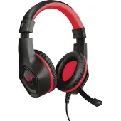 Trust GXT 404R Rana, Kabelgebunden, Gaming, 20 - 20000 Hz, 217 g, Kopfhörer, Schwarz, Rot