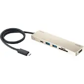 Aten UH3239 USB-C Multiport Mini Dockingstation mit Power Passthrough