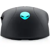 Dell AW320M, Beidhändig, Optisch, USB Typ-A, 3200 DPI, Schwarz