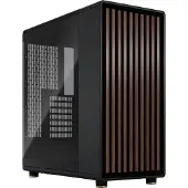 Fractal Design North , Midi Tower, PC, Schwarz, ATX, micro ATX, Mini-ITX, Stahl, Gehärtetes Glas, Gaming