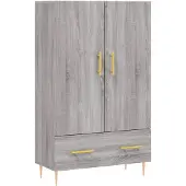 vidaXL Highboard Grau Sonoma 69,5x31x115 cm Holzwerkstoff