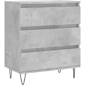 vidaXL Sideboard Betongrau 60x35x70 cm Holzwerkstoff