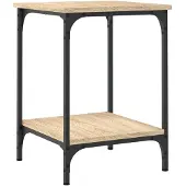 vidaXL Couchtisch Sonoma-Eiche 40x40x55 cm Holzwerkstoff