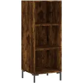 vidaXL Sideboard Räuchereiche 34,5x32,5x90 cm Holzwerkstoff