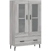 vidaXL Highboard Grau Sonoma 69,5x31x115 cm Holzwerkstoff