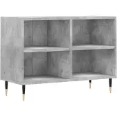 vidaXL TV-Schrank Betongrau 69,5x30x50 cm Holzwerkstoff