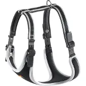 Ferplast Ergocomfort P, Hund, Westengeschirr, L, Schwarz, Silber, Einfarbig, 80 cm