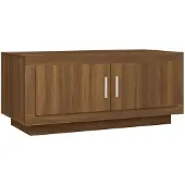 vidaXL Couchtisch Braun Eichen-Optik 102x50x45 cm Holzwerkstoff