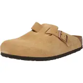 Birkenstock Boston Suede Latte Cream - EU 43