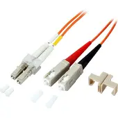 EFB Elektronik O0320.15 Duplex Jumper LC-SC 50/125μ, OM2, LSZH, orange, 2.0mm, 15m O032015