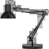 Unilux SUCCESS 66, Schwarz, Aluminium, Epoxid, Stahl, Homeoffice, Büro, E27, 1 Glühbirne(n), 11 W