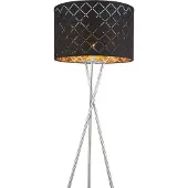 Globo Lighting Stehleuchte Metall Nickel matt, 1x E27