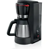 Bosch TKA5M253, Filterkaffeemaschine, 1,1 l, Gemahlener Kaffee, 1000 W, Schwarz