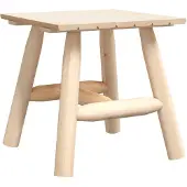 vidaXL Beistelltisch 49x49x50 cm Massivholz Fichte