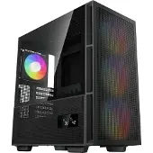 DeepCool CH560 DIGITAL, Midi Tower, PC, Schwarz, ATX, EATX, micro ATX, Mini-ITX, ABS, Stahl, Gehärtetes Glas, Multi