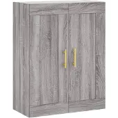 vidaXL Wandschrank Grau Sonoma 69,5x34x90 cm Holzwerkstoff