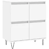 vidaXL Sideboard Weiß 60x35x70 cm Holzwerkstoff