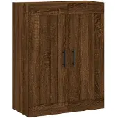 vidaXL Wandschrank Braun Eichen-Optik 69,5x34x90 cm Holzwerkstoff