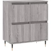vidaXL Sideboard Grau Sonoma 60x35x70 cm Holzwerkstoff