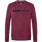 Super.natural - 3D Signature Crew - Pullover Gr S rot