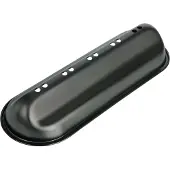 Kaiser Backformen Backform "Kaiser", schwarz, B:10cm L:39,5cm T:10cm, Stahl, Küchenformen, Backform, Christstollen, Antihaftbeschichtung, Gleichmäßige Backergebnisse