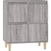 vidaXL Sideboard Grau Sonoma 60x35x70 cm Holzwerkstoff