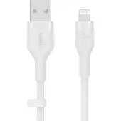 Belkin CAA008BT3MWH, 3 m, USB A, USB C/Lightning, Männlich, Männlich, Weiß