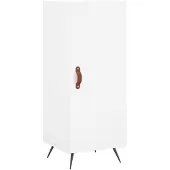 vidaXL Sideboard Weiß 34,5x34x90 cm Holzwerkstoff