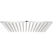 vidaXL Regenbrause Edelstahl 25x25 cm Quadratisch