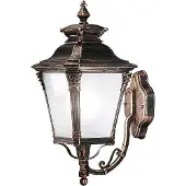 Orion Aussenwandleuchte Aiko, dimmbar, bronze / altmessing, Aluminium, Antik