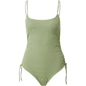Roxy Badeanzug "Current Coolness", Damen, Gr. XS, Cup B, grün (loden grün), 91% recyceltes Nylon, 9% Elastan, Badeanzüge Badeanzug