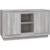 vidaXL Sideboard Grau Sonoma 102x35x60 cm Holzwerkstoff